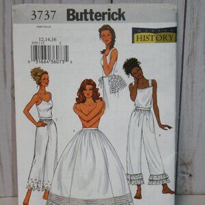 Butterick Sewing Pattern 3737 Petticoat, Pants and Bustle Sizes 12-16